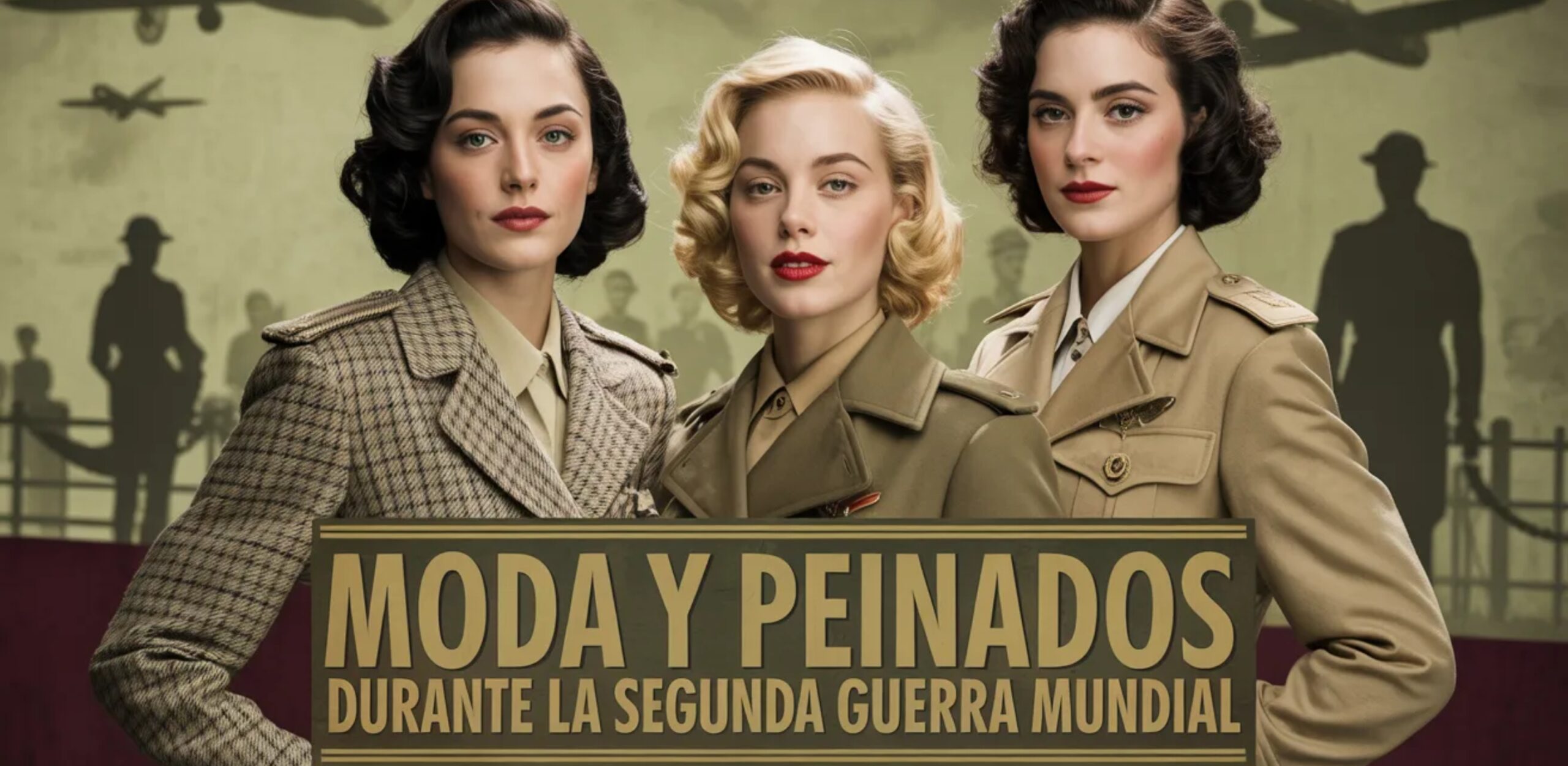¿Cómo influyó la Segunda Guerra Mundial en la moda femenina? El estilo ...